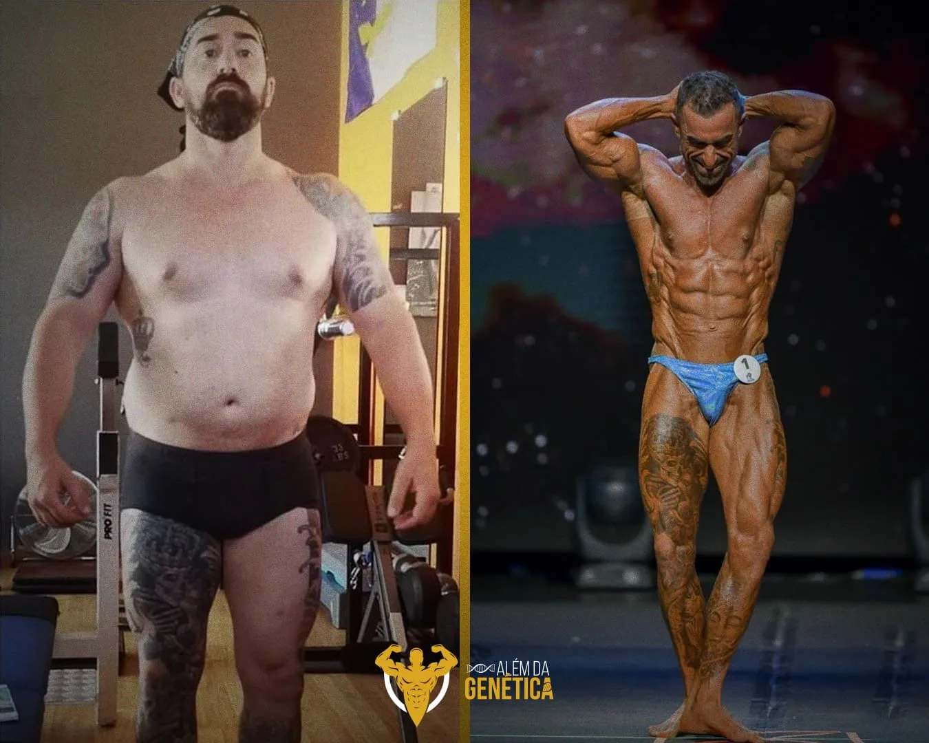 Antes e depois: ganho de massa muscular seguindo o método Pacholok